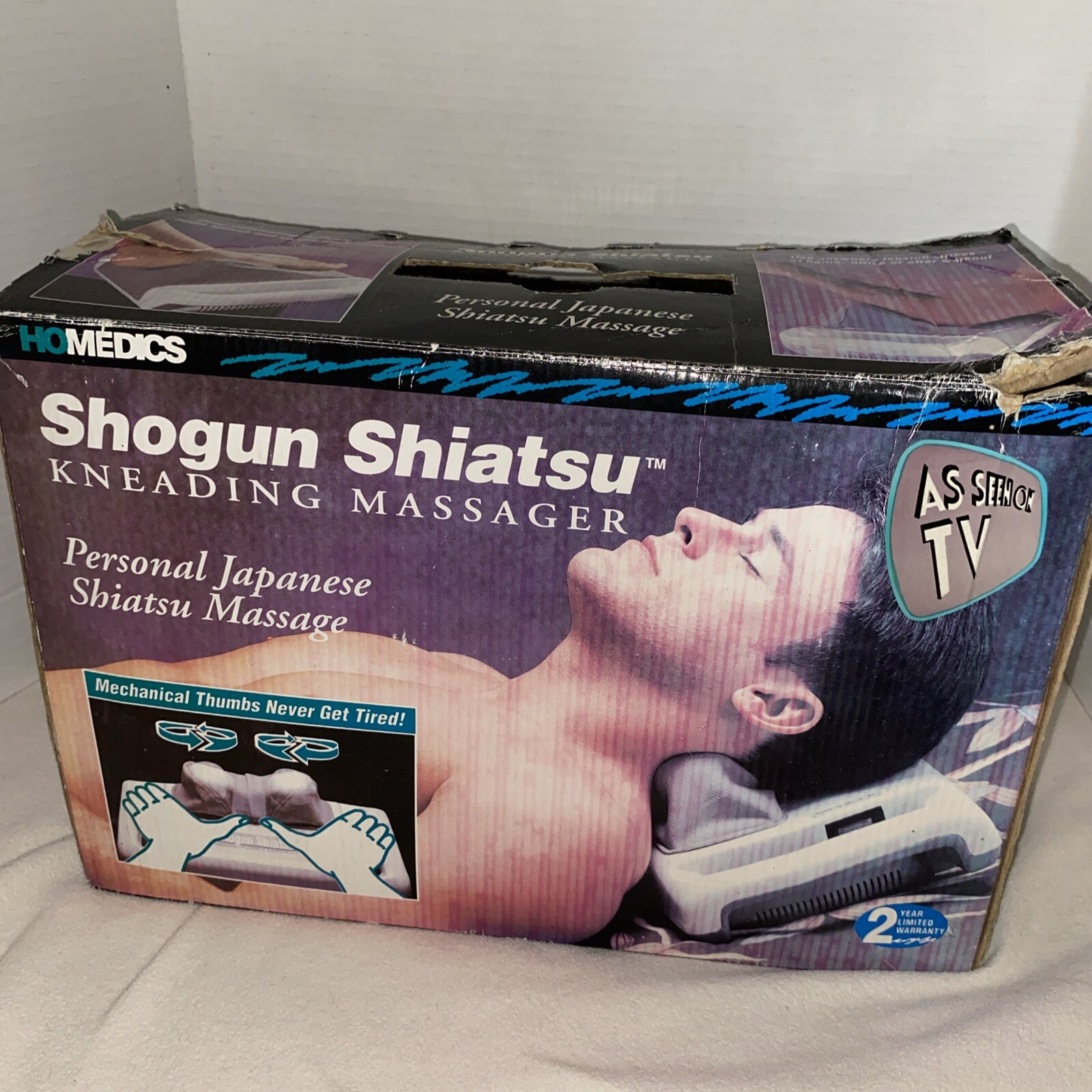 Homedics Shogun Shiatsu Kneading Neck Head Massager Model SM-444 – Tested!