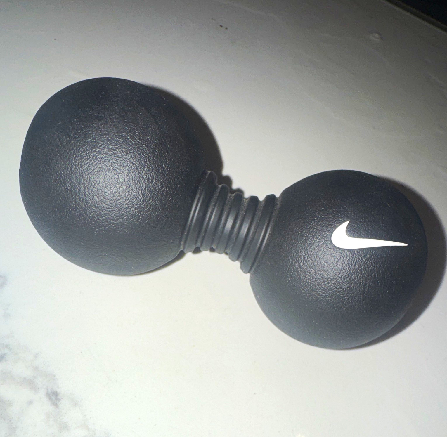 Nike Recovery Ball Double Peanut Massage Ball Black Rubber Trigger Point Roller