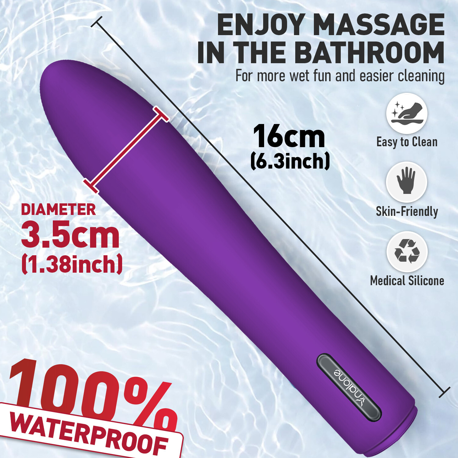 MultiSpeed Wireless Bullet Vibrating Massager Wand Bullet for Women Pleasures US