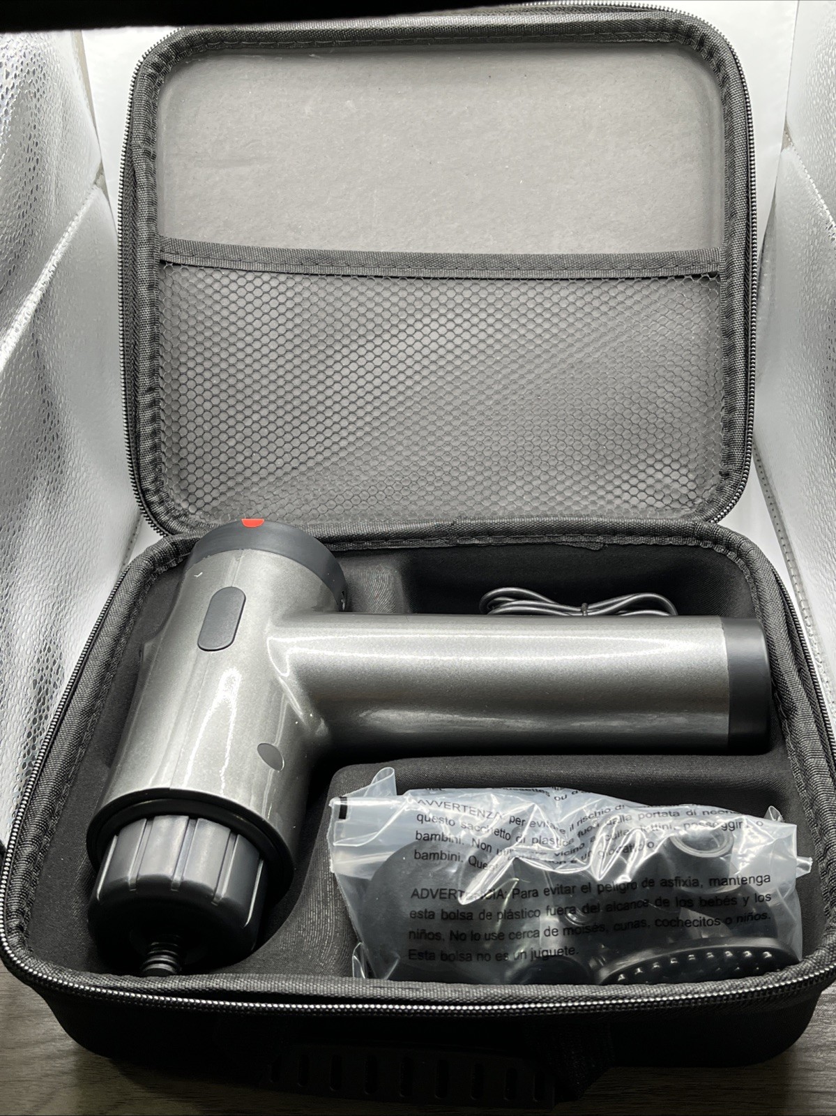Aerlang EM8 Massage Gun Deep Tissue Percussion Massager + Extras for Pain Relief