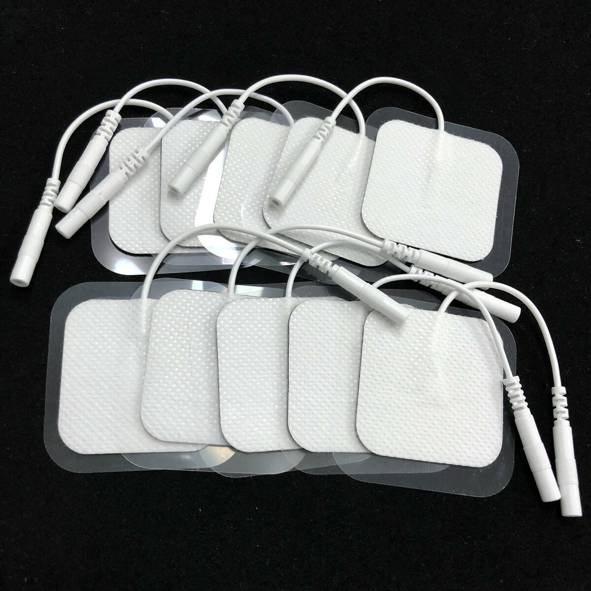 30Pcs TENS Electrode Pads EMS Replacement Unit 5x5CM Muscle Stimulator BULK