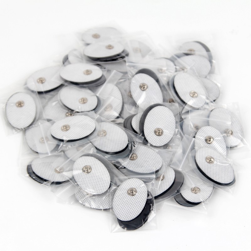 12Pairs(24Pcs) Replacement Pads For Massage Pain Relieve Device-Small Palm Shape