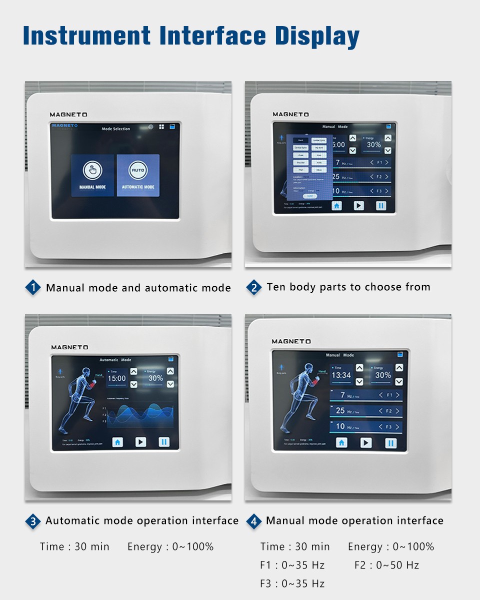 PEMF EMTT Physio Magneto Therapy Massage Machine Physical Magnetic Transduction