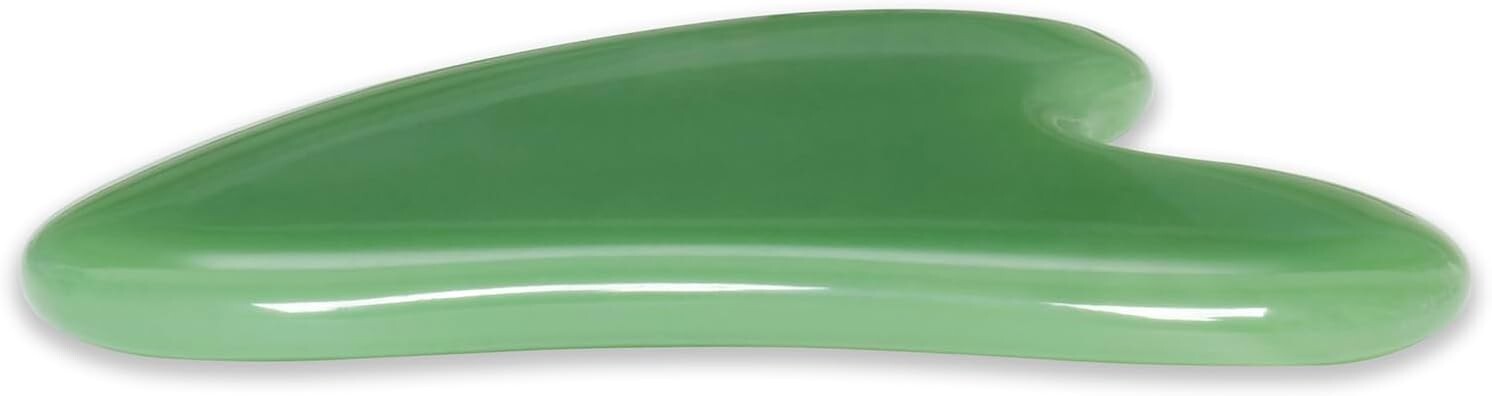 Gua Sha Jade Stone Gua Sha Massage Tool, Guasha Tool for Face and Body Skin Mass