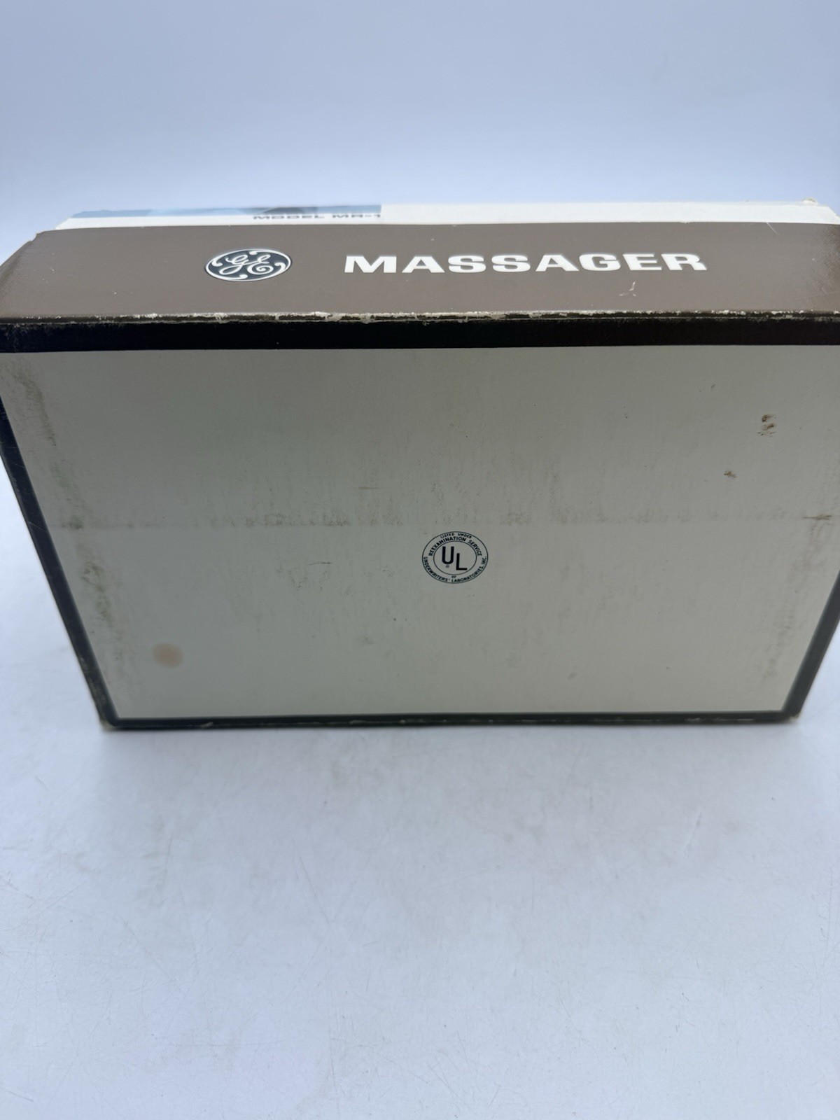 Vtg GE MR-1 Handheld Vibrating Massager 4 Attachments Orig. Box 1968 Excellent