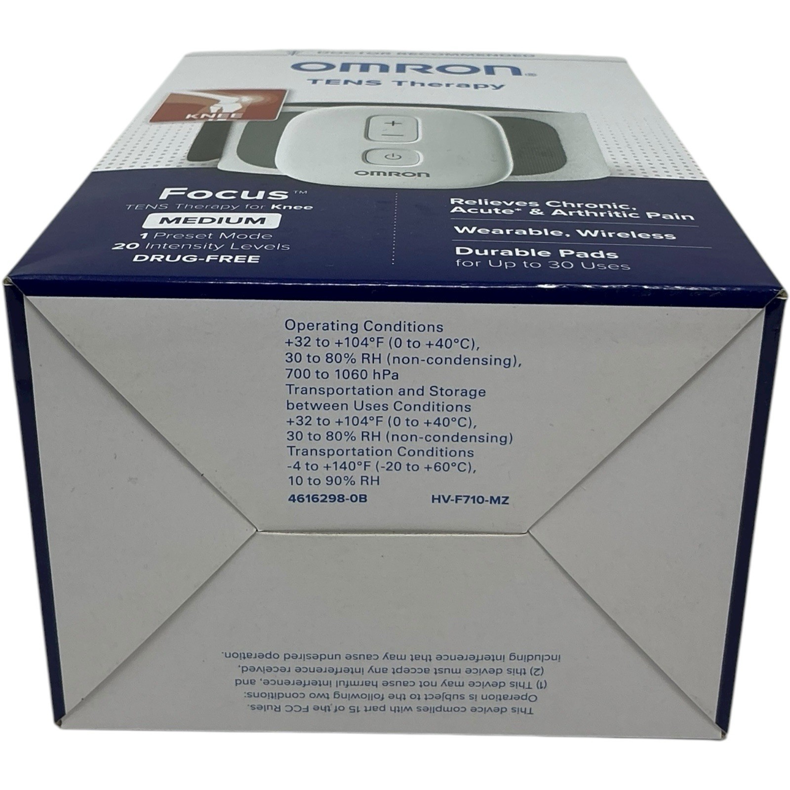 Omron Focus TENS Therapy for Knee Unit Wireless Muscle Stimulator Medium