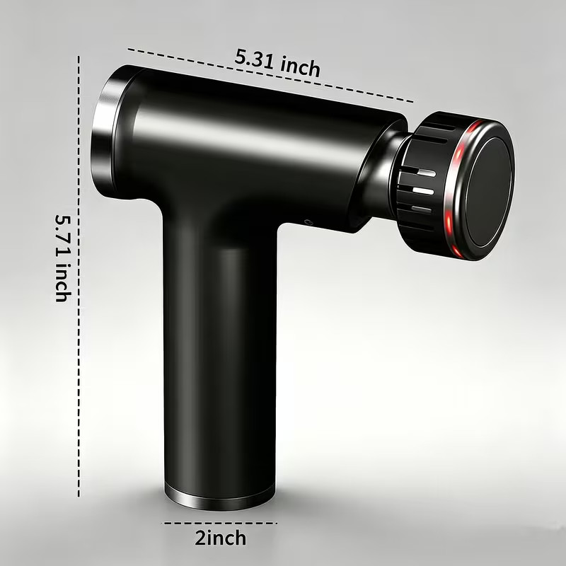 Muscle Massage Gun, 9 Adjustable Speeds And 9 Interchangeable Heads Massager