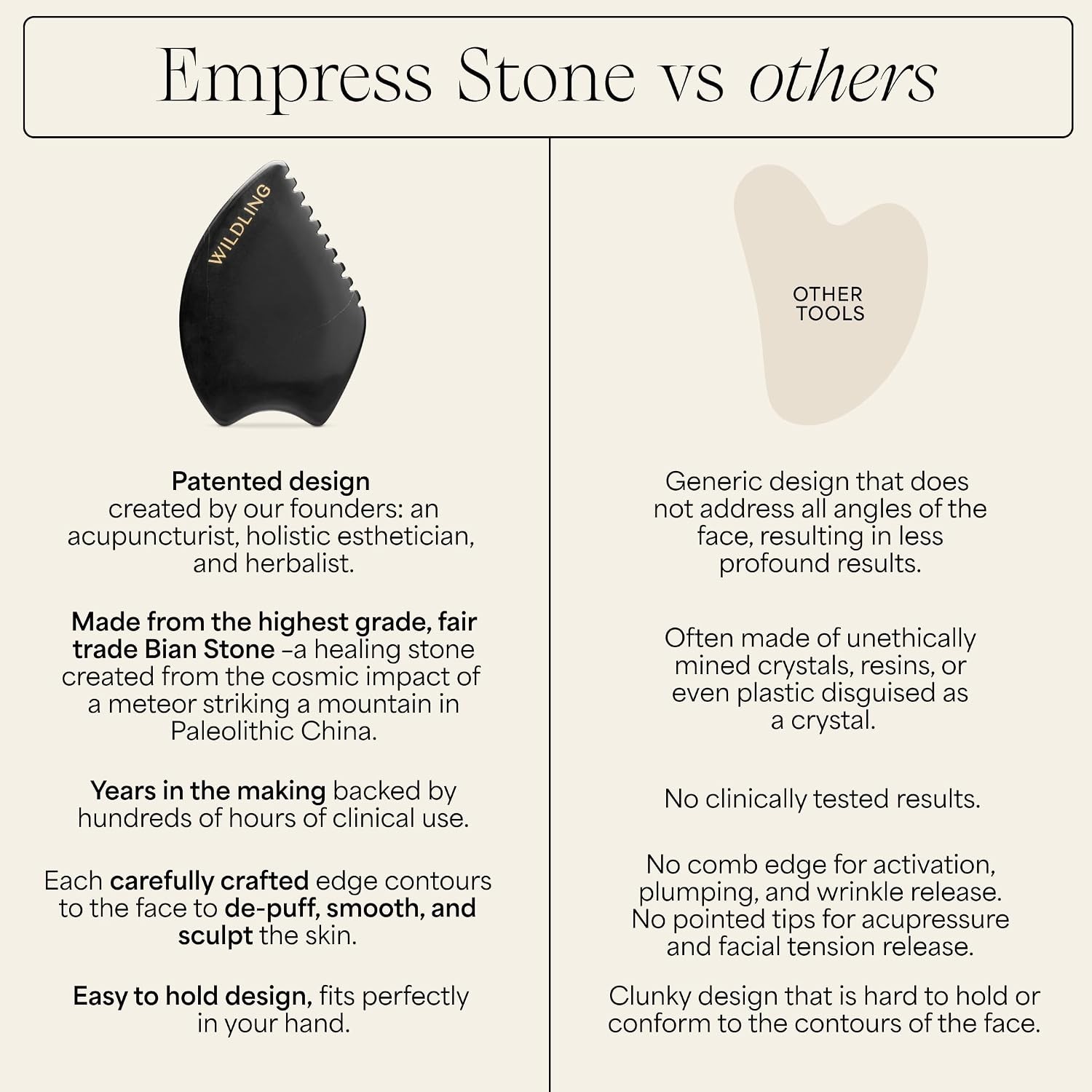 Empress Stone Gua Sha Facial Massage Tool