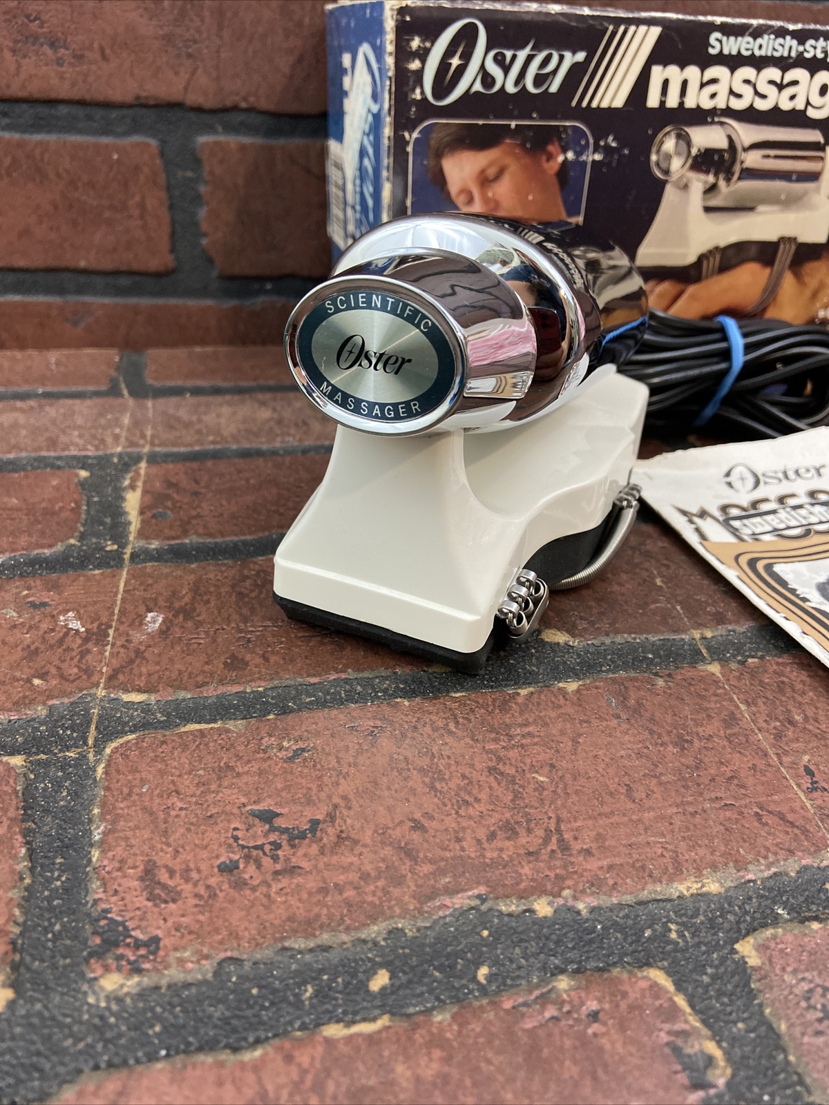 Vintage Oster Ultra Scientific Chrome Hand Massager 126-11
