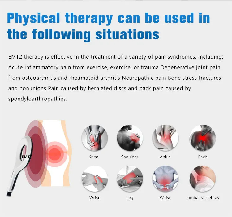 Spa Physio Pain Magnetic Transduction Therapy Magneto EMTT PEMF Massage Machine