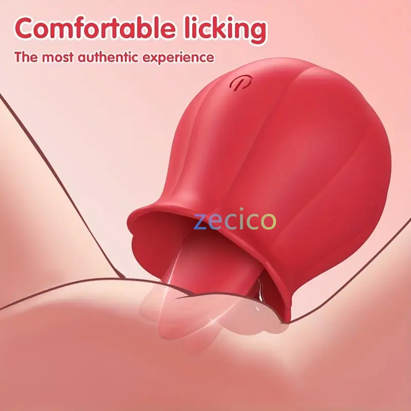 10 speeds Rose Female Anniversary Birthday Gift for Her Massage Tongue Licking