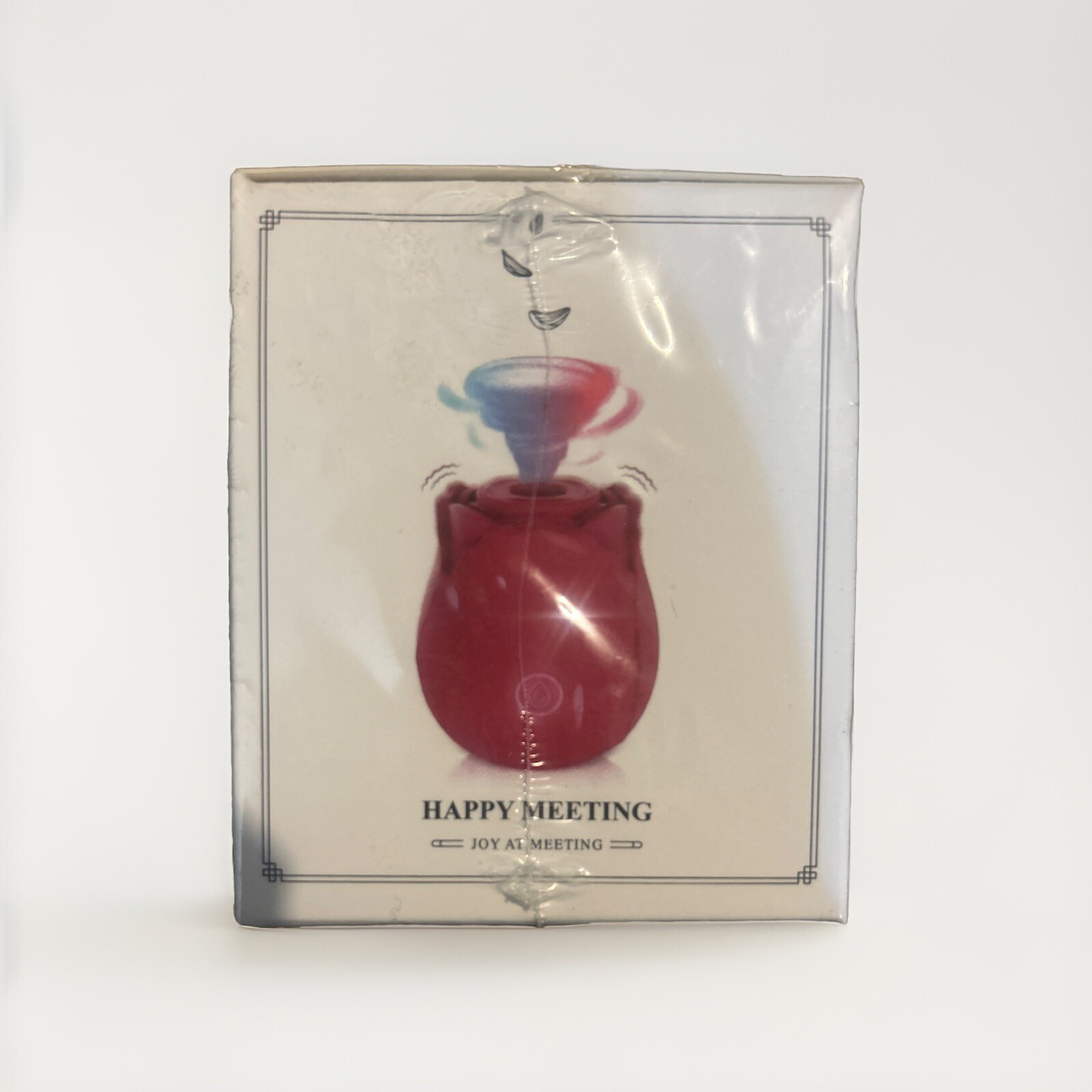 Happy Meeting Mini Rose Massager Sucking Motion Rechargeable 10 Modes