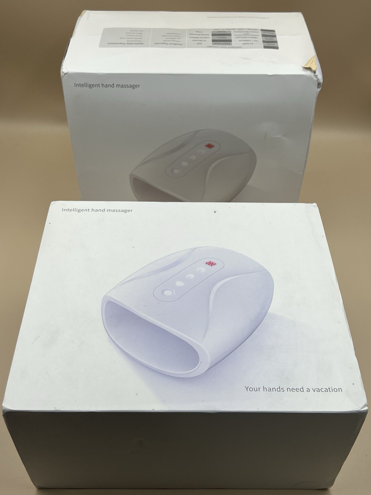 Hand Massager w Heat Compression Rechargeable Air Pressure Lot of 2