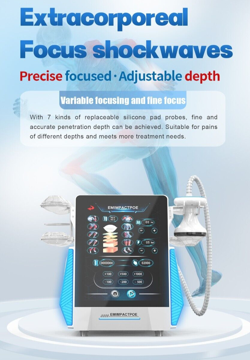 Focus Shockwave FSWT Focused Shock Wave Therapy Machine Pain Relief Massager