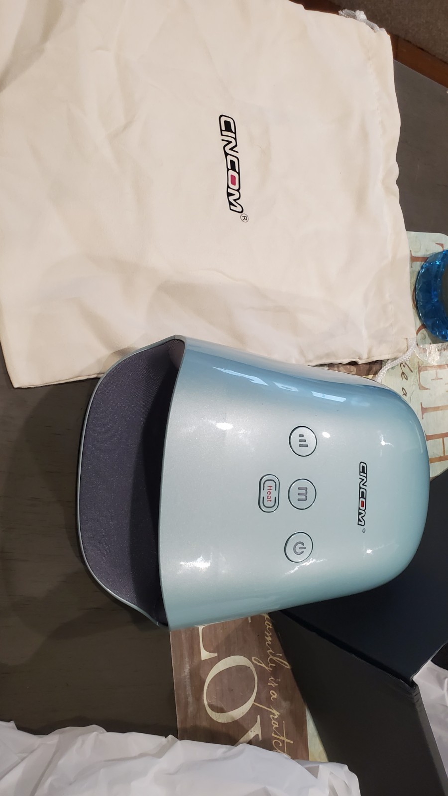 CINCOM Heated Hand Massager Light Blue CM-026H-BU MPN CM-026H-BU for Hand