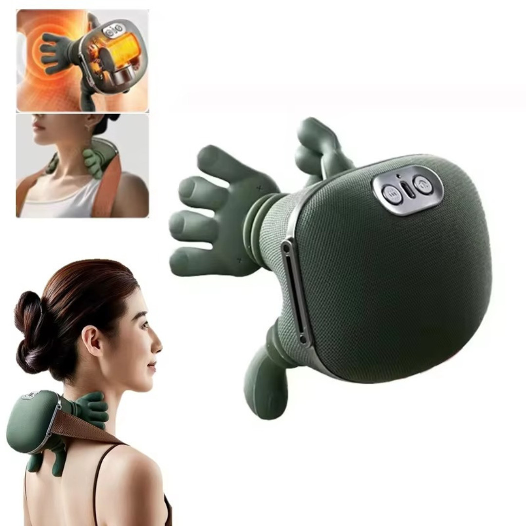Electric Neck & Shoulder Massager with Heat Shiatsu 4D Kneading Pain Relief