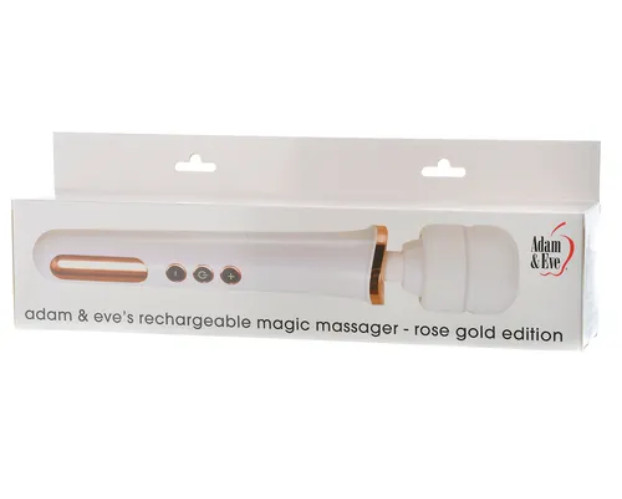Adam & Eve Magic Massager Rechargeable Rose Gold Edition