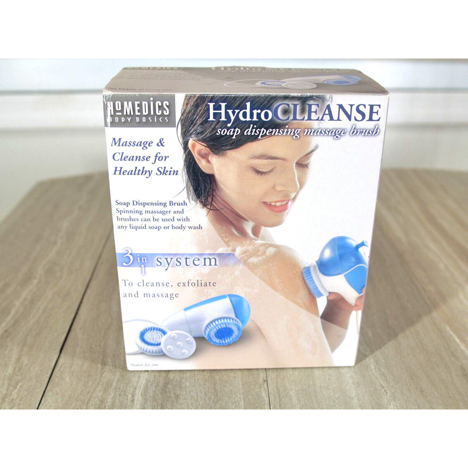 HOMEDICS HYDRO CLEANSE SOAP­ DISPENSING MASSAGING BRUSH 7.6cm 1 SYSTEM