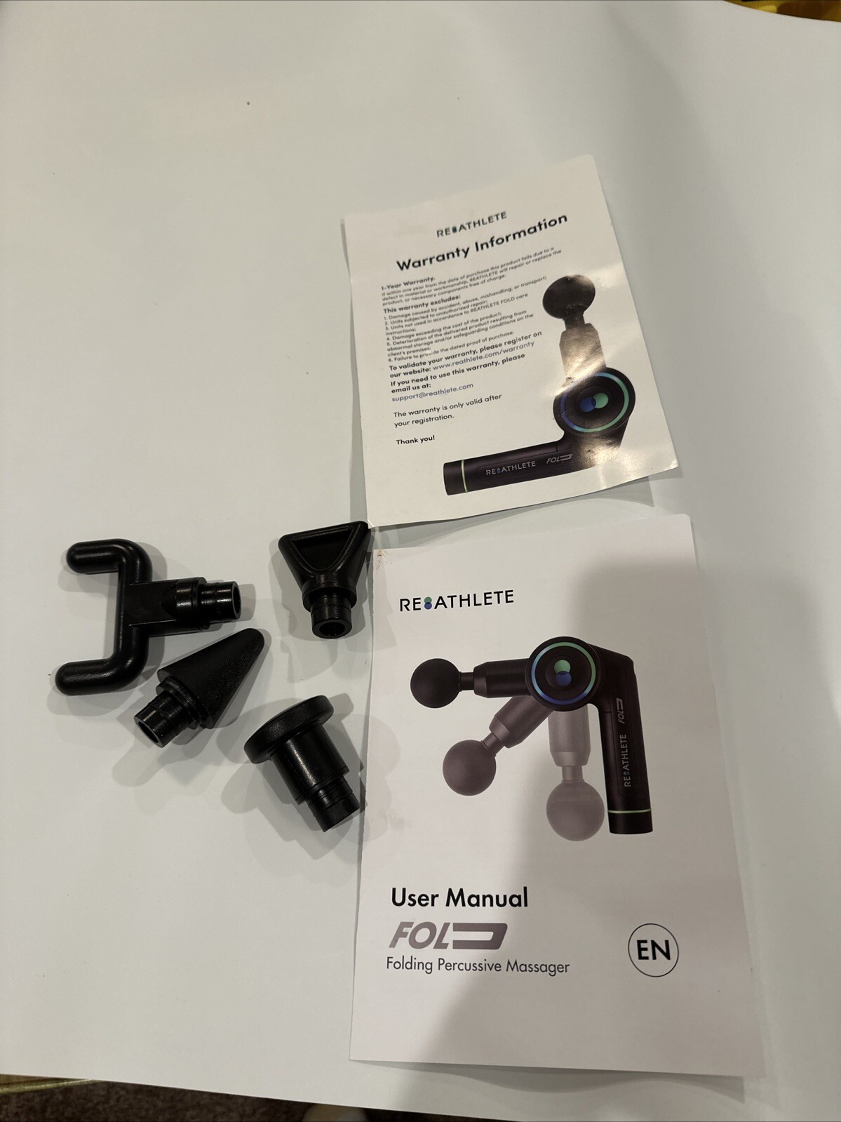 ACCESSORIES ONLY FOR Reathlete FOLD Folding Percussion Massage TherapyGun PARTS