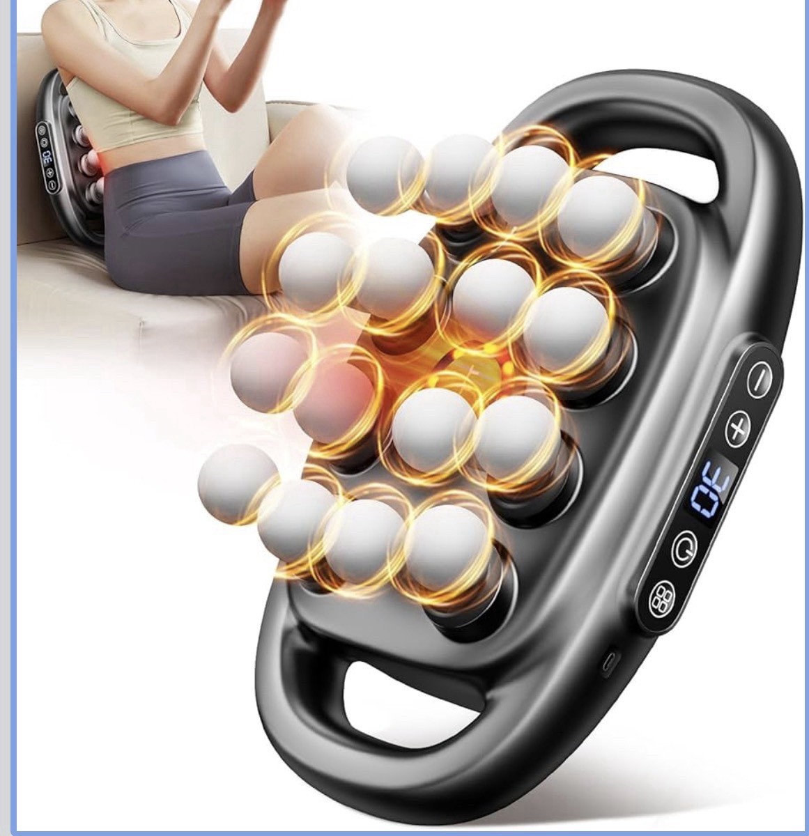 VTT 16-Head Massage Gun Set, Deep Tissue Percussion Massager with 3 Modes