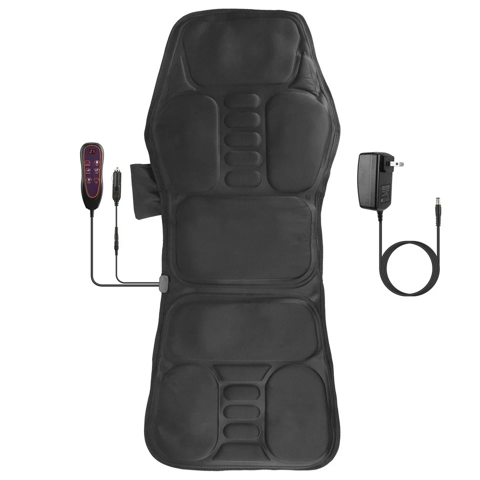 iMountek Full Body Massage Chair Pad Heat Multifunctional Back Pinpoint Massager