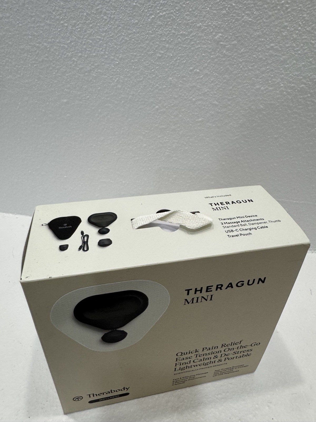 NEW!! TheraGun Mini Massage Gun – Black GEN 2.0 – Bluetooth – 3 speed