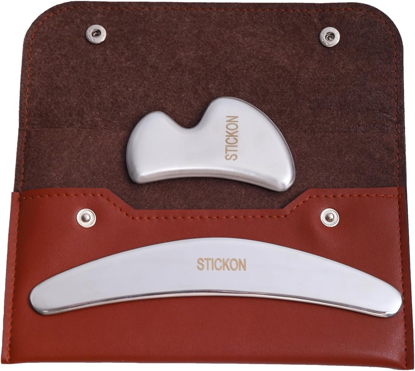 Stainless Steel Muscle Scraper Tools Set 2 in 1 Gua Sha Scraping