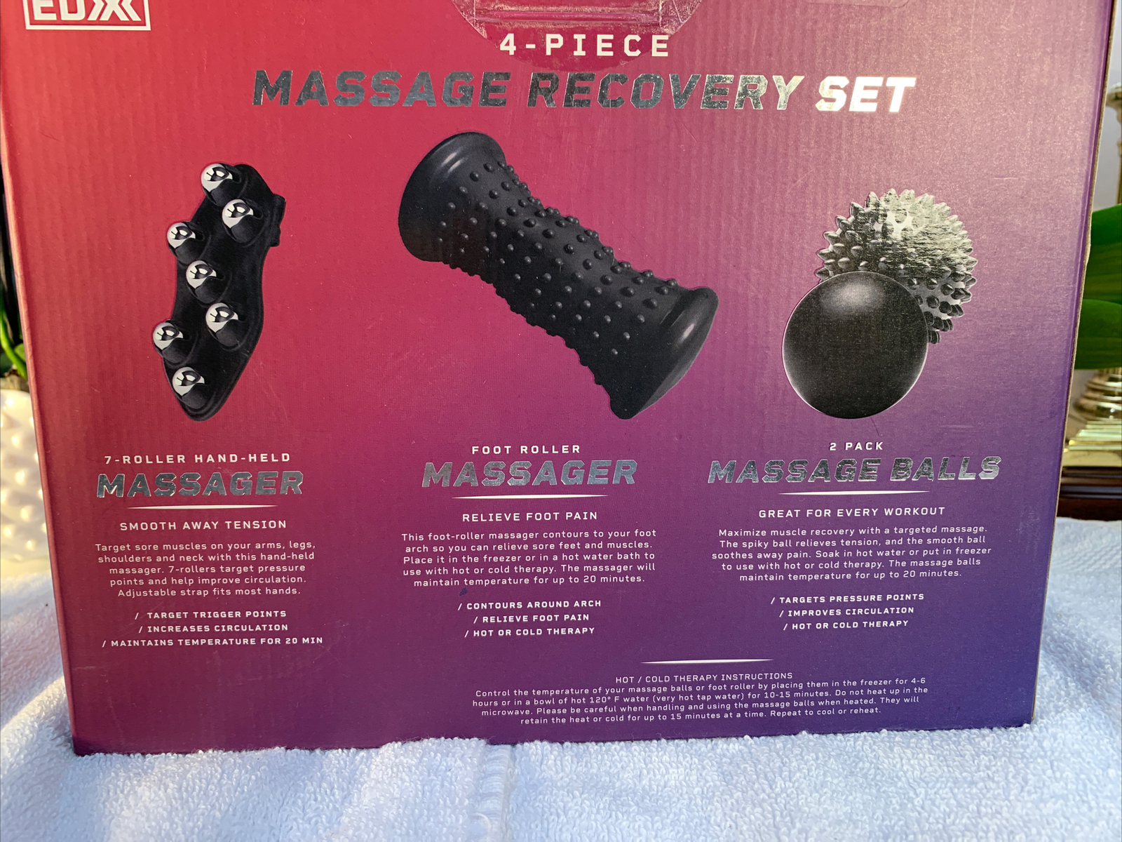 Massaging Kit Massage Equipment For Recovery LOT Of 4 Pieces Complete MINT