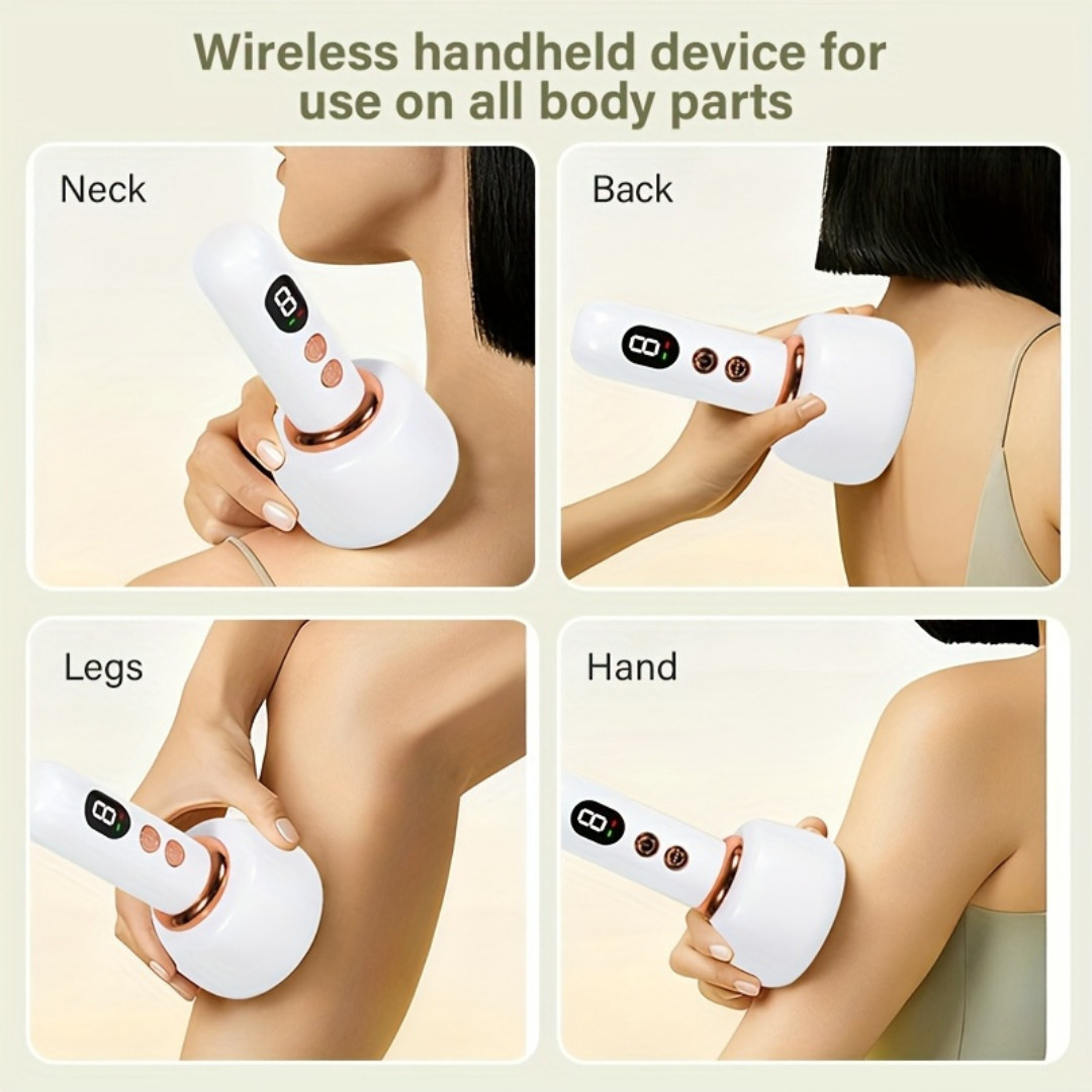 USB Vacuum Suction Body Massager Cupping Therapy 9 Levels Rechargeable