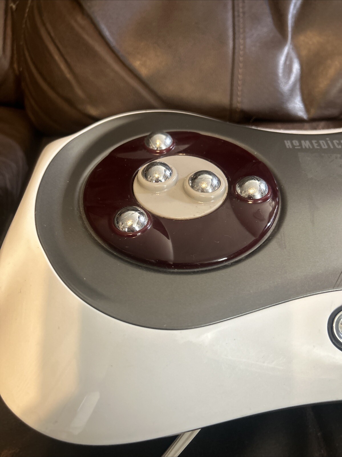 Homedics Shiatsu Gray White Deep Kneading Soothing Heat Foot Massager TESTED