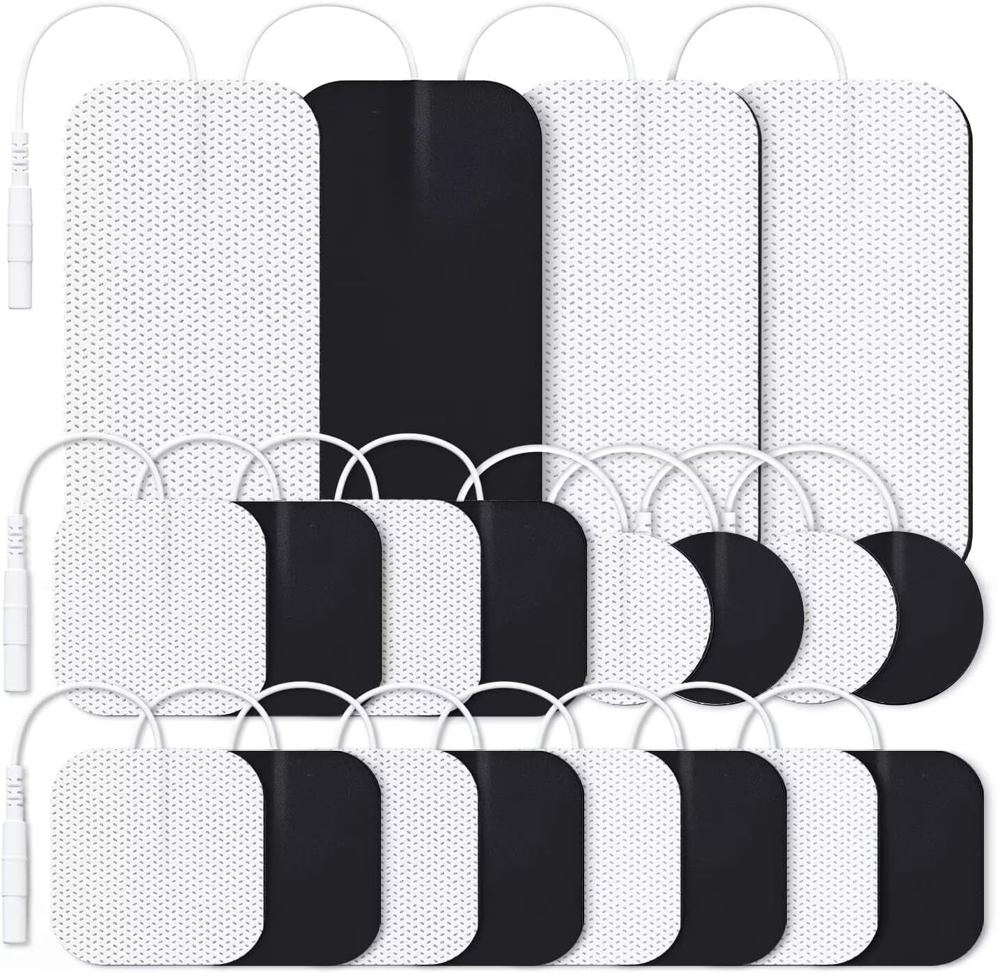 TENS Unit Replacement Pads Combination Set, 20 Packs Multiple Sizes Electrode…