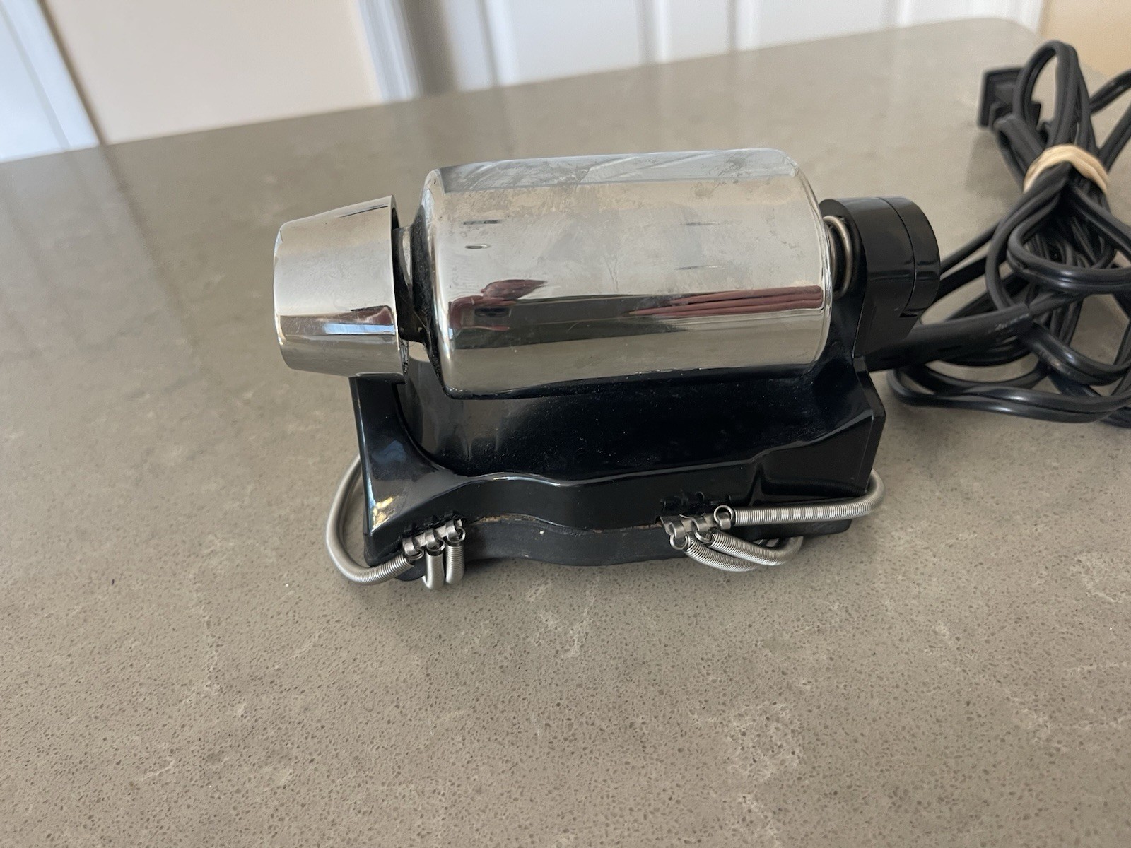 Vintage Chrome Sears 2-Speed Massager Model 793.2201 Professional Type – TESTED
