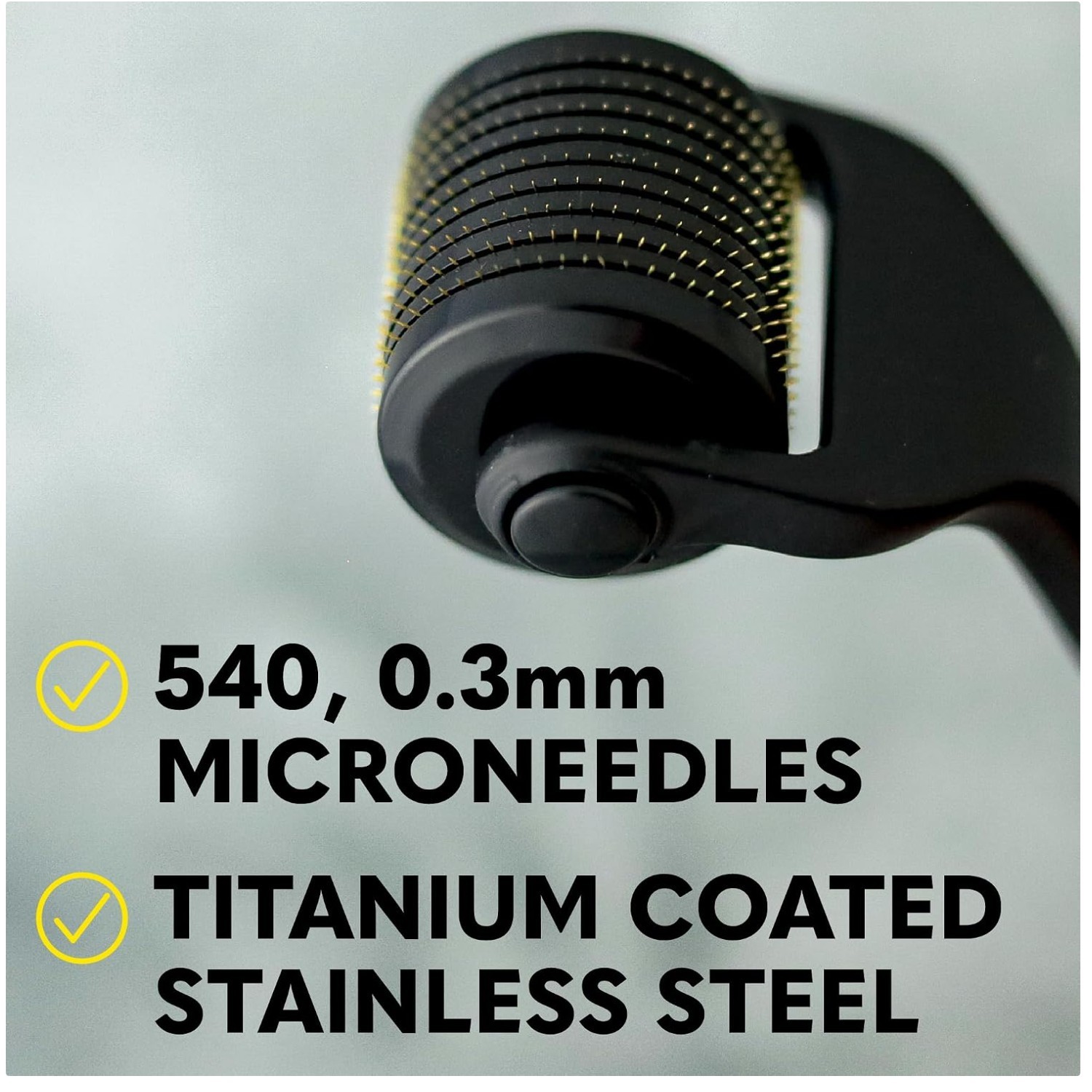 Titanium Derma Roller Replacement Head – 0.3mm Needles x3