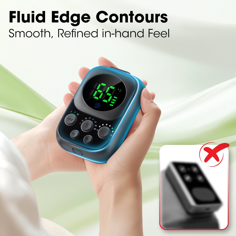 Electric Heating Back Shoulder Brace 6 Gears Heating 3 Vibration Adjustable Belt