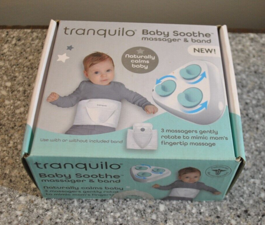 Tranquilo Baby Soothe Massager & Band – Naturally Calms Baby NEW IN BOX/Sealed