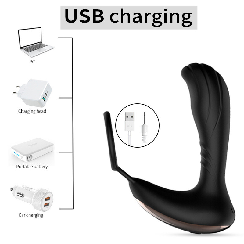 Powerful Prostate Massager Dual Motor Male Waterproof Vibrators
