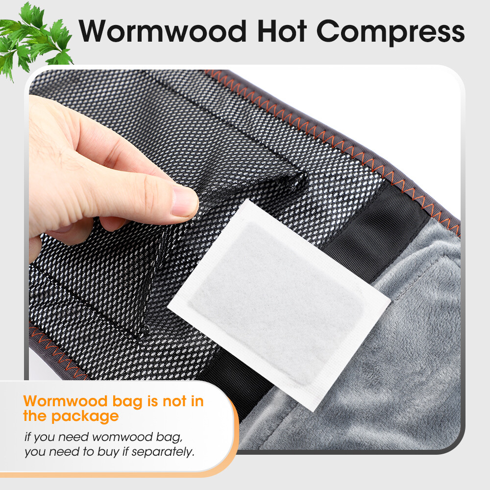 Massage Belt Electric Infrared Heated with Vibration for Lower Back Pain Relief