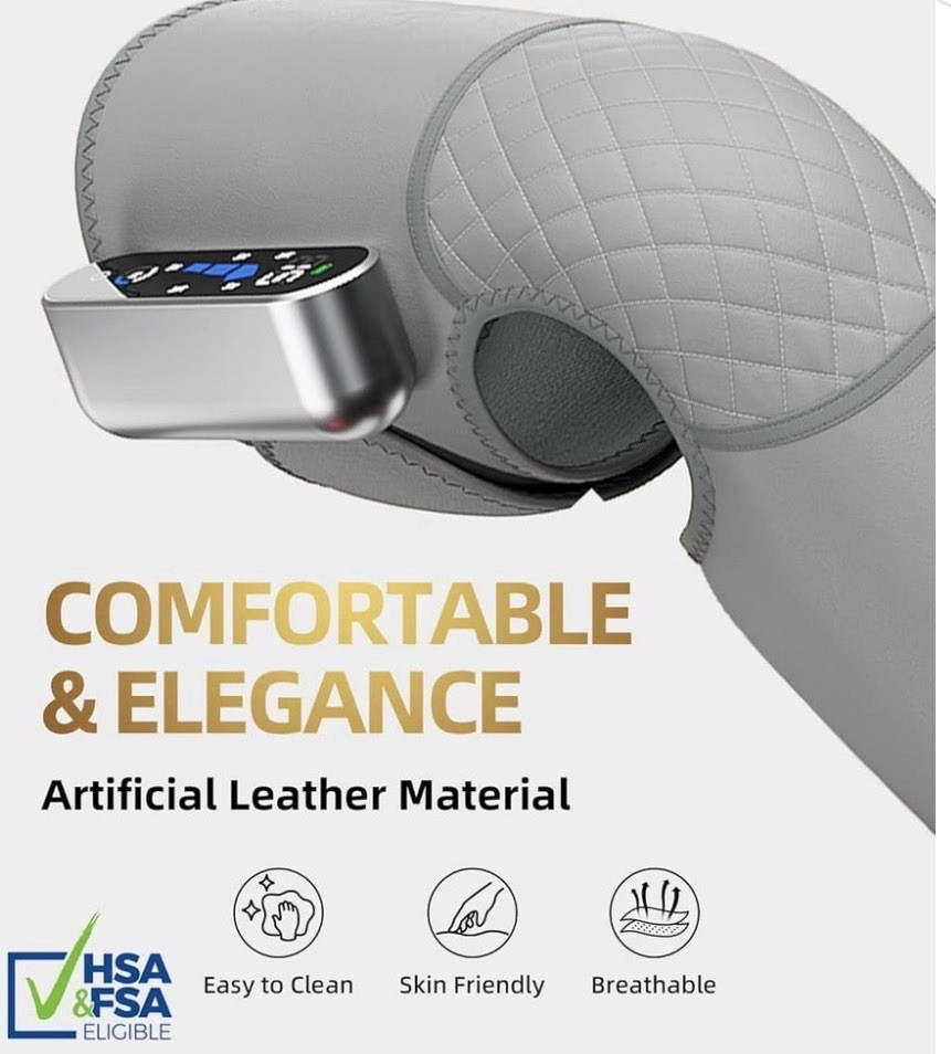 Cordless Heated Air Compression Knee~Leg~Calf~ Arm Massager – 3 Modes NIB 🆓 🚢
