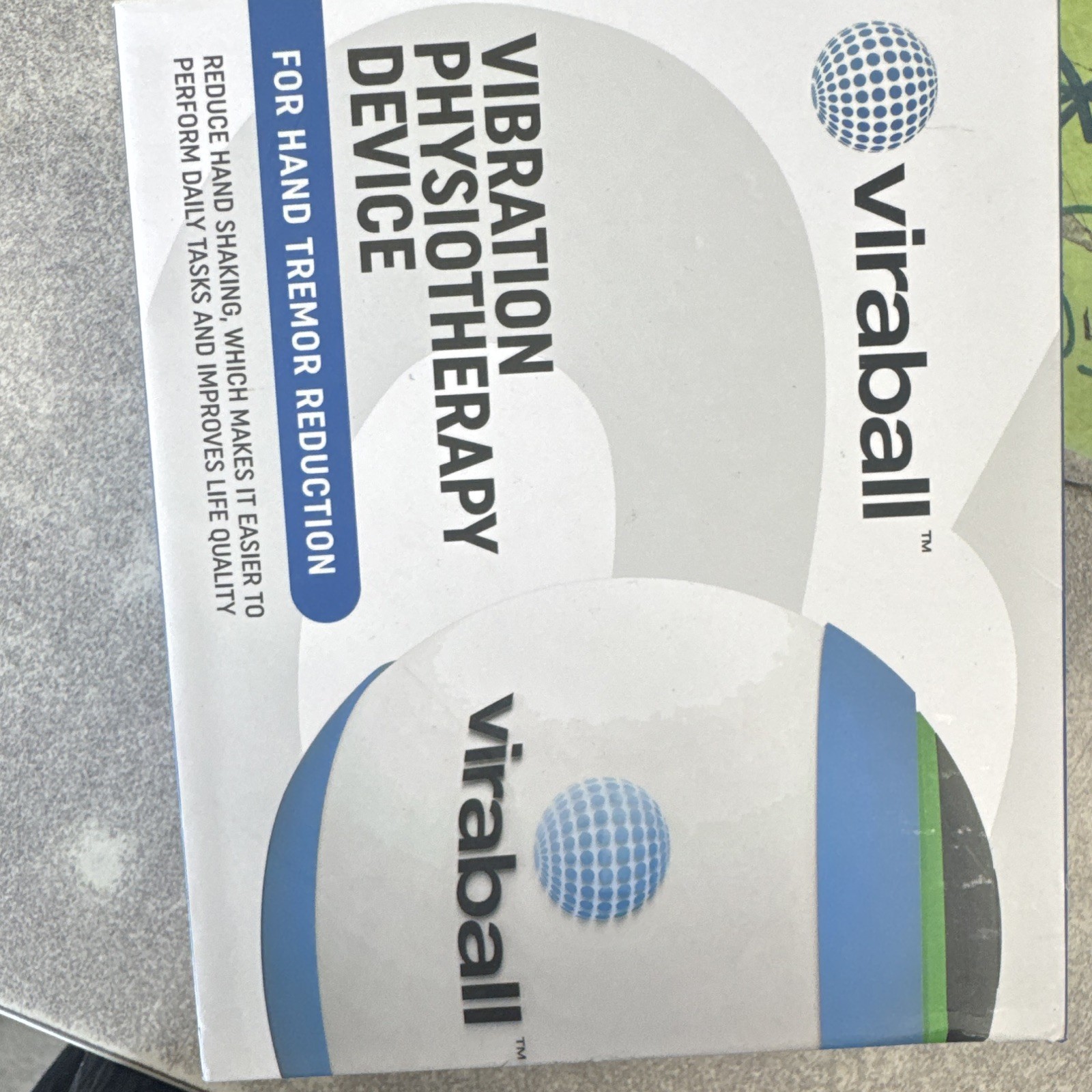 viraball Hand Vibration Physiotherapy Device, USB Charging, Auto Shut-Off