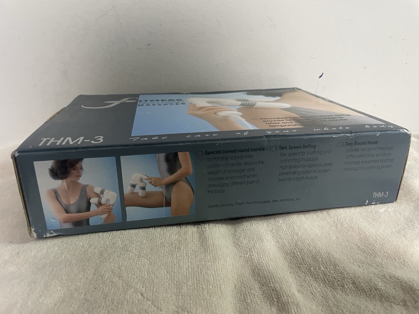 Brand New Biju Fitness Twin Head Massager THM-3 Two Speed 120V-18W FREE SHIPPING