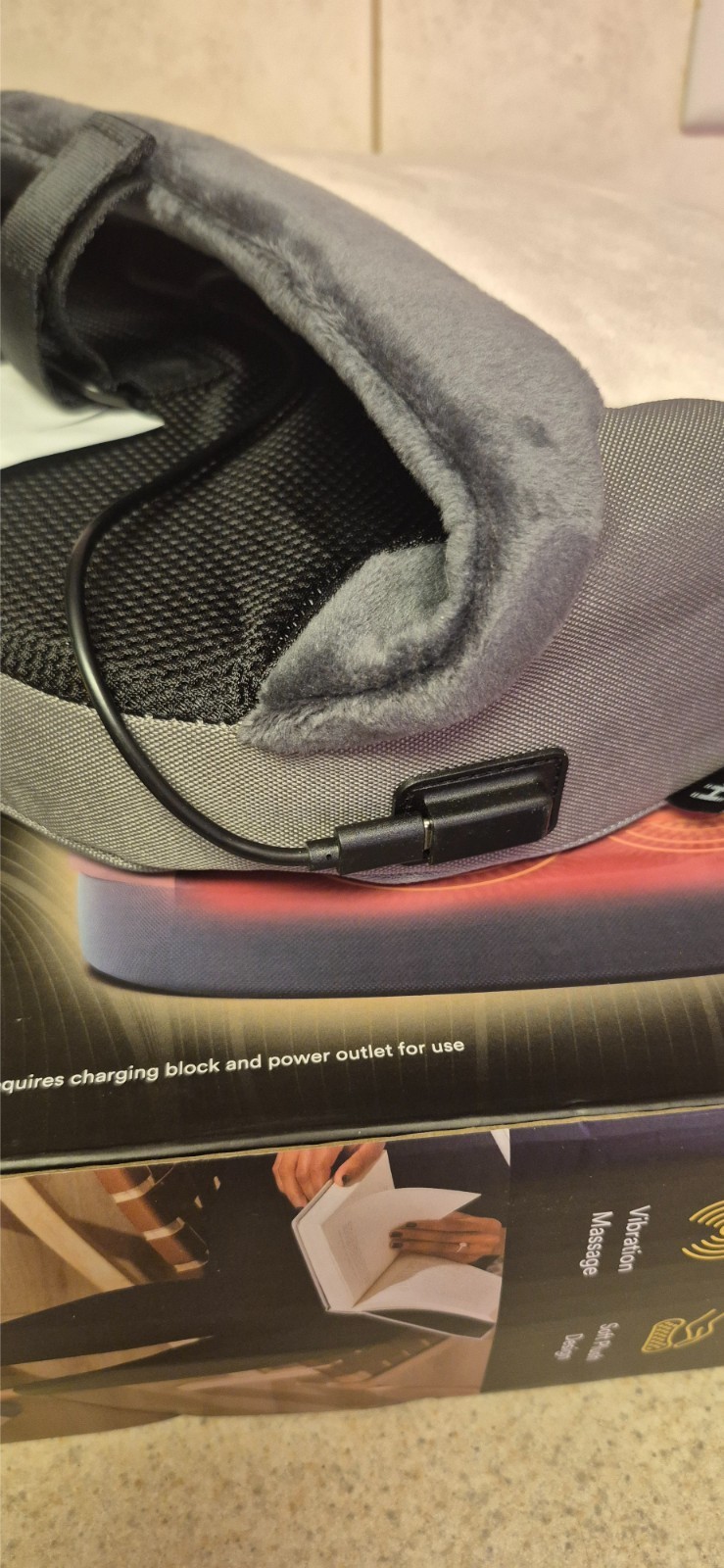 Homedics 2 In 1 Foot Warmer & Massager/Vibration MASSAGE SOOTHING Heat