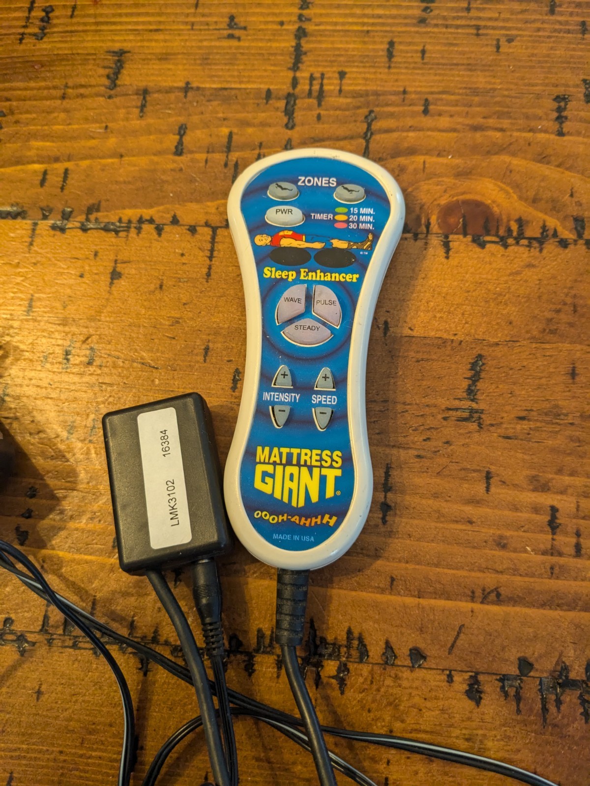 Mattress Giant Sleep Enhancer Zone Remote Massager Timer Set Stress Relief c1