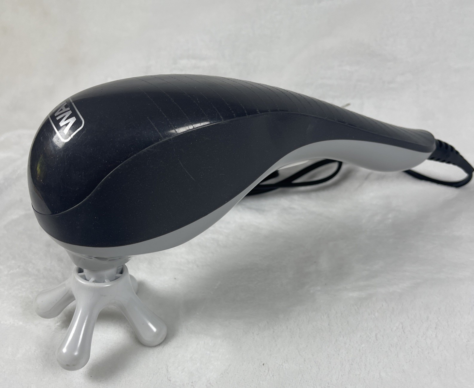 Wahl Handheld All Body Massager Model 4120-1 Two-Speed w/ Attachment 9″ Tested