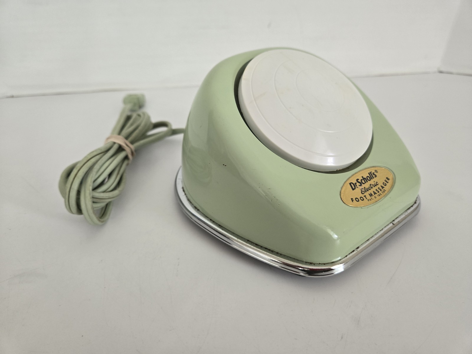 Dr. Scholl’s Electric Foot Massager Vintage #409 Lime Green Tested FREE SHIPPING