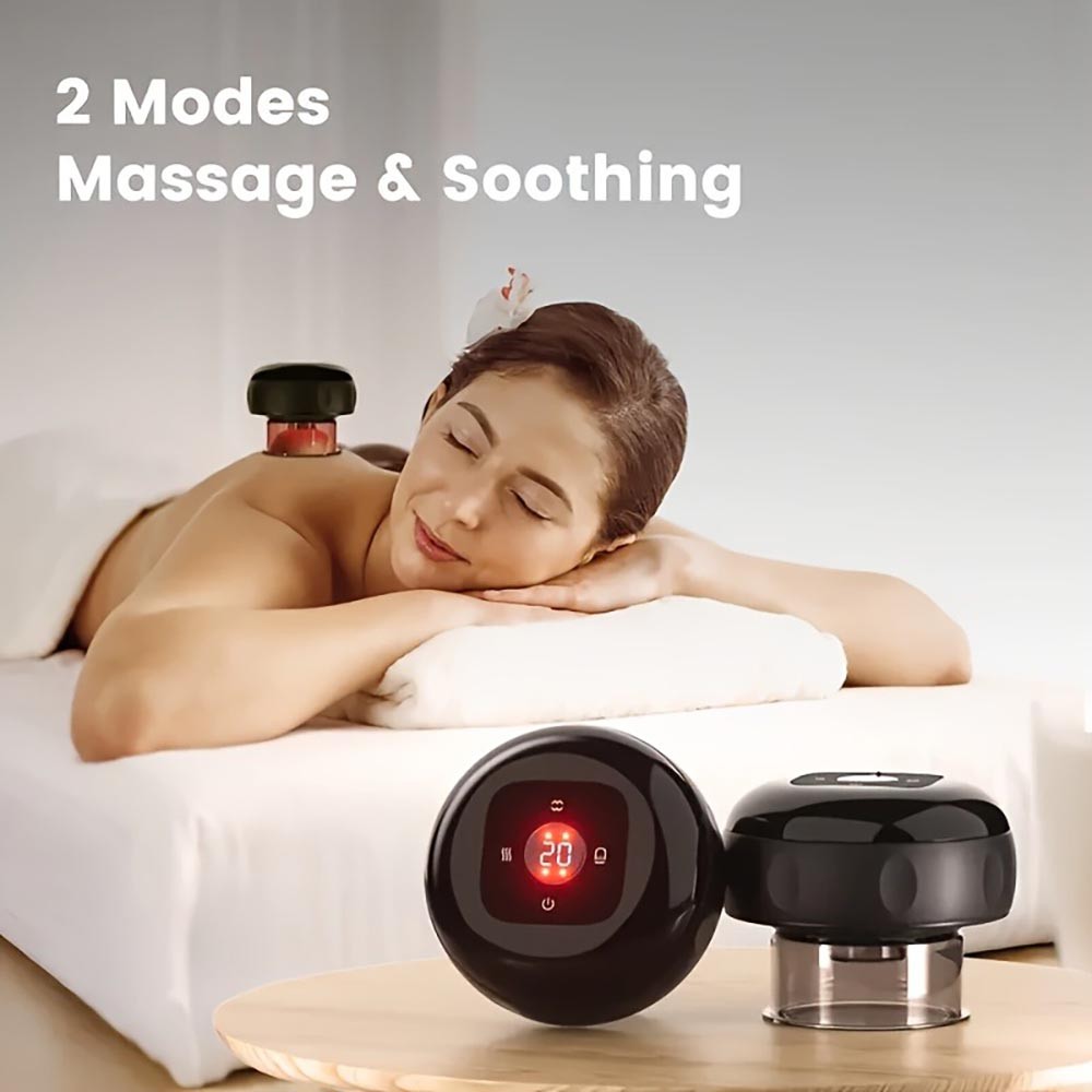 Smart Quiet Durable Versatile Safe Skin-Friendly Smart Electric Cupping Massager
