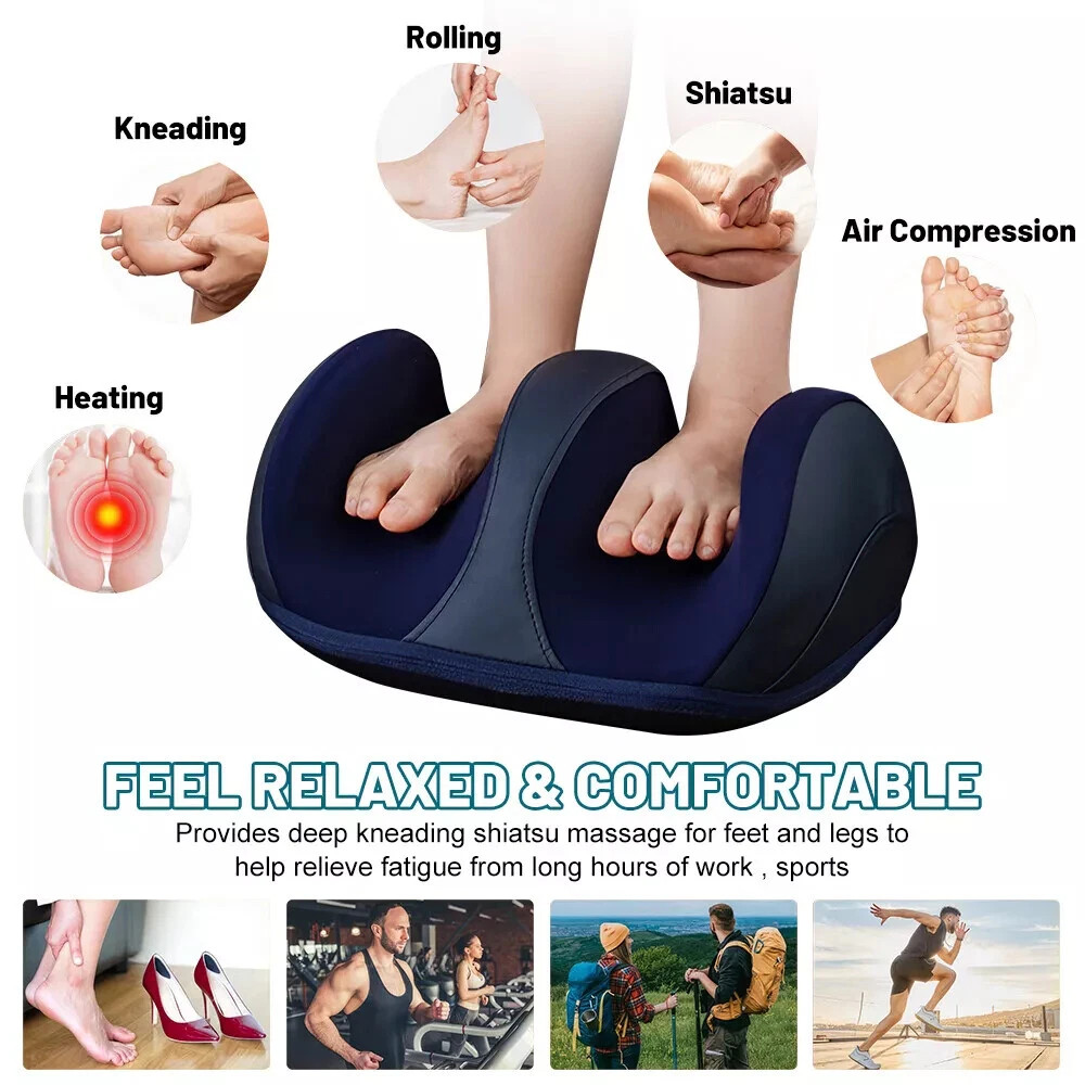 Foot Massager Machine with Heat Deep Tissue Massager For Foot And Calf Massage