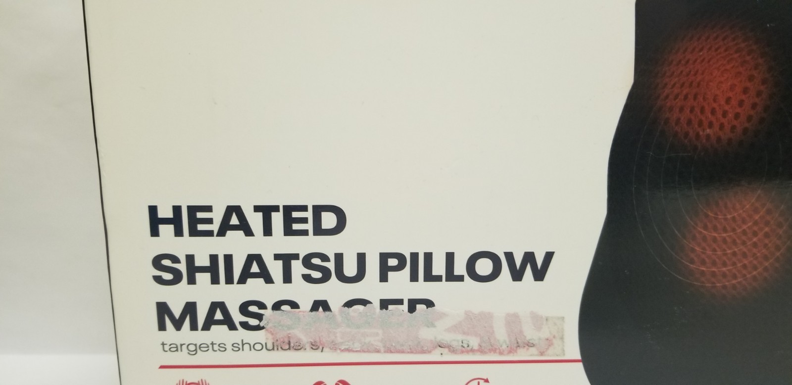 Reebok Heated Shiatsu Pillow Massager
