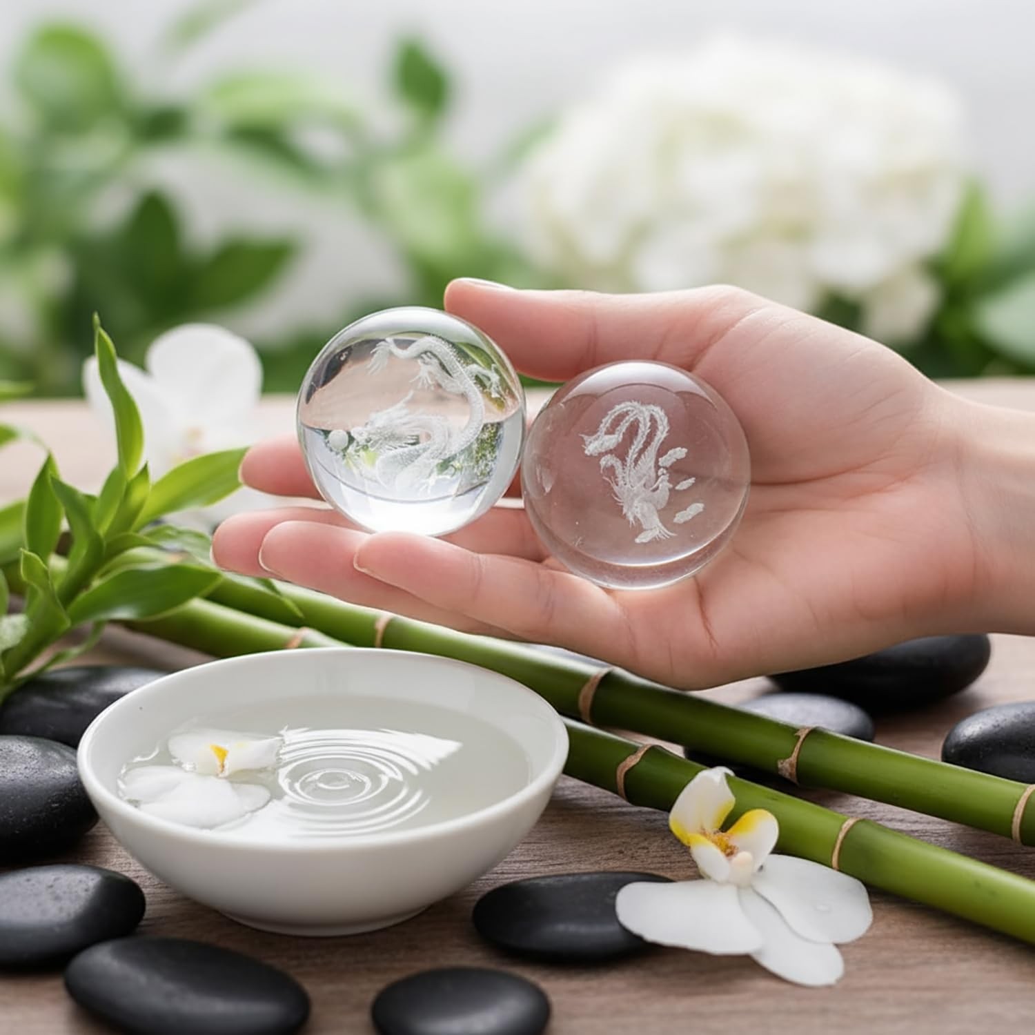 2Pcs Baoding Balls for Hand Therapy Chinese Health Balls,Exercise Stress Ball…