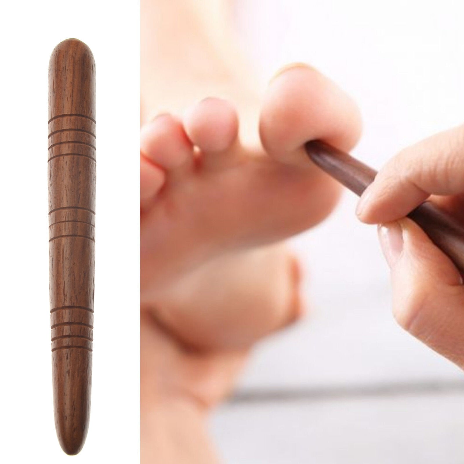 Wood Stick Tools Thai Massage Spa Foot Hand Reflexology Health Therapy Useful US