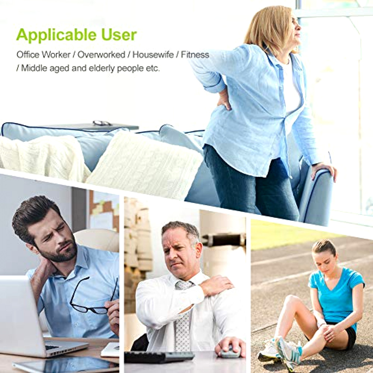 Dual Channel TENS Unit Muscle Stimulator Machine with 20 Modes w/ Electrode Pads